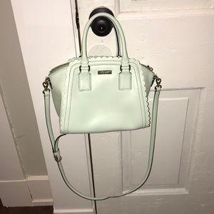 Kate Spade Scalloped Tiffany Blue Purse